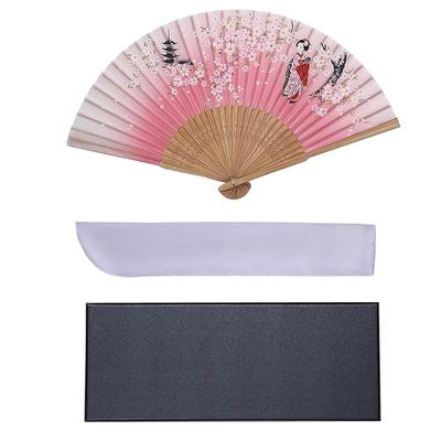 Lightweight Large Bamboo Folding Fan for Men and with Traditional Japanese for Traditional Japanese Kabuki Fireworks Summer Summer Heat Set Fan Gift