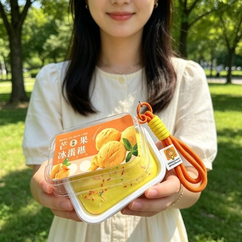 Super Soft Sticky Box Cake Squishy Toy Anxiety Relief Realistic Cake Pinch Home Decoration