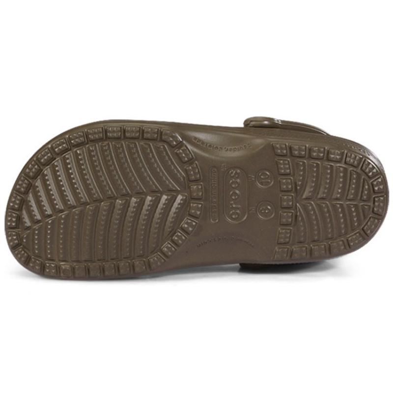 Crocs Classic Clog EVA Simple Casual 2cm Sandals Unisex Chocolate Color