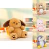 Plush Penguin Bear Rabbit Toy With Short Pile Soft Fabric For Kids And Collectors