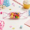 10pcs Transparent Mini Candy Box Candy Shape Snack Gift Box Cute Earrings Jewelry Box  Wedding