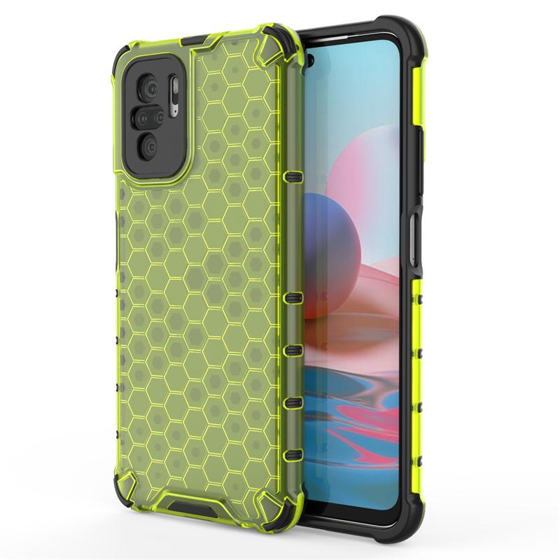 Shockproof Transparent Case For Xiaomi Poco M5S Honeycomb Armor Back Case For Poco M5S Case Cover For Poco M5S M3 F4 X3 X4 GT 5G