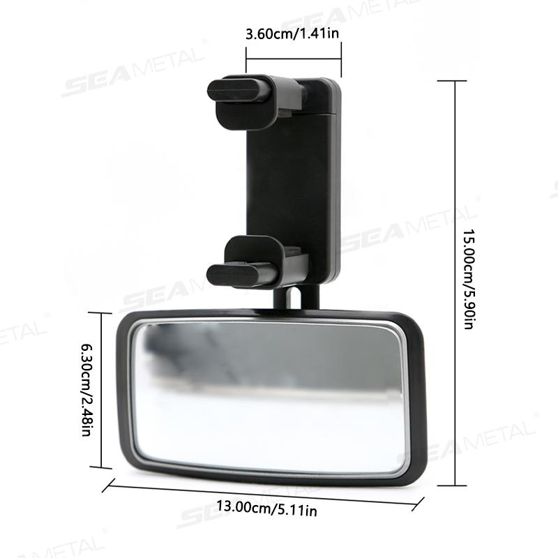 SEAMETAL Car Baby Observing Mirror Wide Angle Curve Rearview Baby Mirror 360-Degree Rotation Safe Driving Car Auxiliary Mirror Interior Mirrors6