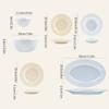 Stylish Dinner Plates Food Grade Decorative For Household
