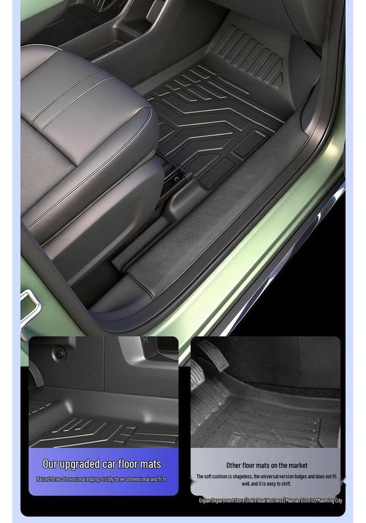 Wuling Baojun Yueye PLUS Full Coverage Floor Mats for 5-Seater – TPE Interior Accessories