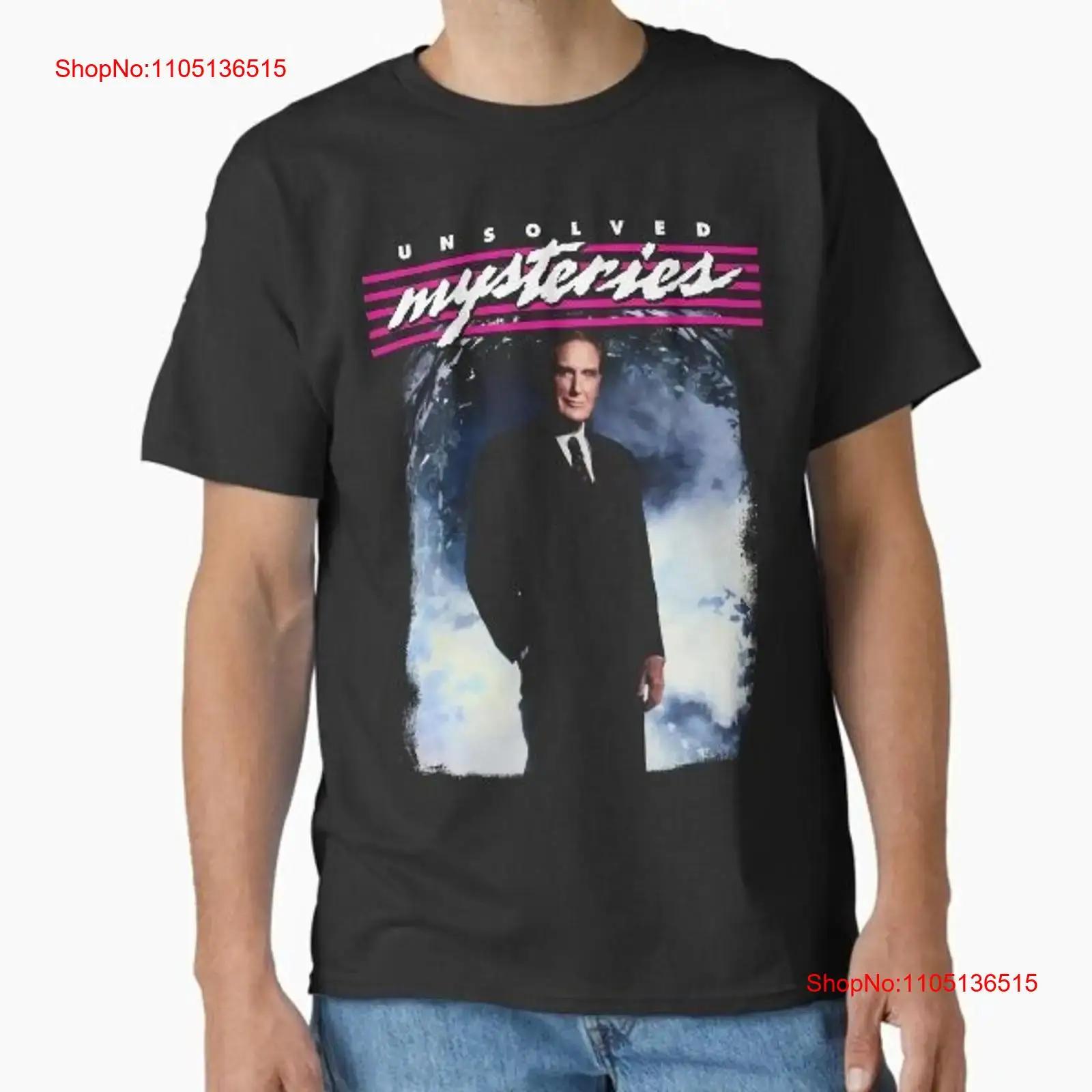 

Unsolved Mysteries Robert Stack Classic T S Shirt Made in US AUS Size 2XL vintage Washed designer clothes streetwear Versatile 5XL різнокольоровий