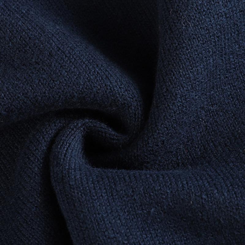 Korean Solid Color Children's Pullover Long-sleeved Sweater Parent-child Wear Medium and Large Children's Knitted Bottoming Shirt