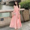 Gentle Wind Suspender Dress Women's Summer New High-end Sweet and Cool Temperament Versatile Medium and Long Skirt