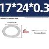 304 Stainless Steel Ultra-Thin Flat Washers - Available in Thickness: 0.1mm, 0.2mm, 0.3mm, 0.5mm