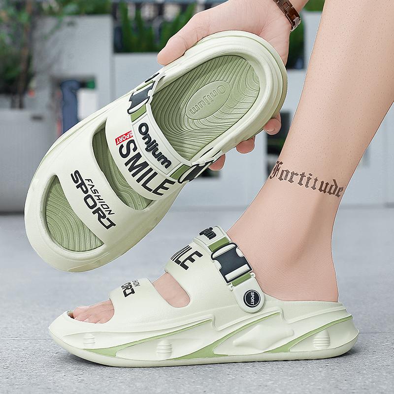 Men's Outdoor Sandals Slippers Beach Comfortable Slides Soft Clogs Men Casual Garden Shoes NEW Men Women Beach Sandals Slippers