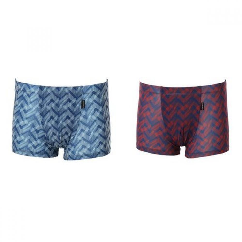 VenuS Men S briefS 2 Pack Trendy Zigzag Printed Vmp7285t Navy & navy/95