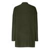 Damen Langarm Strickkleid Stehkragen Geripptes Figurbetontes Kleid Pullover Pullover Kleider