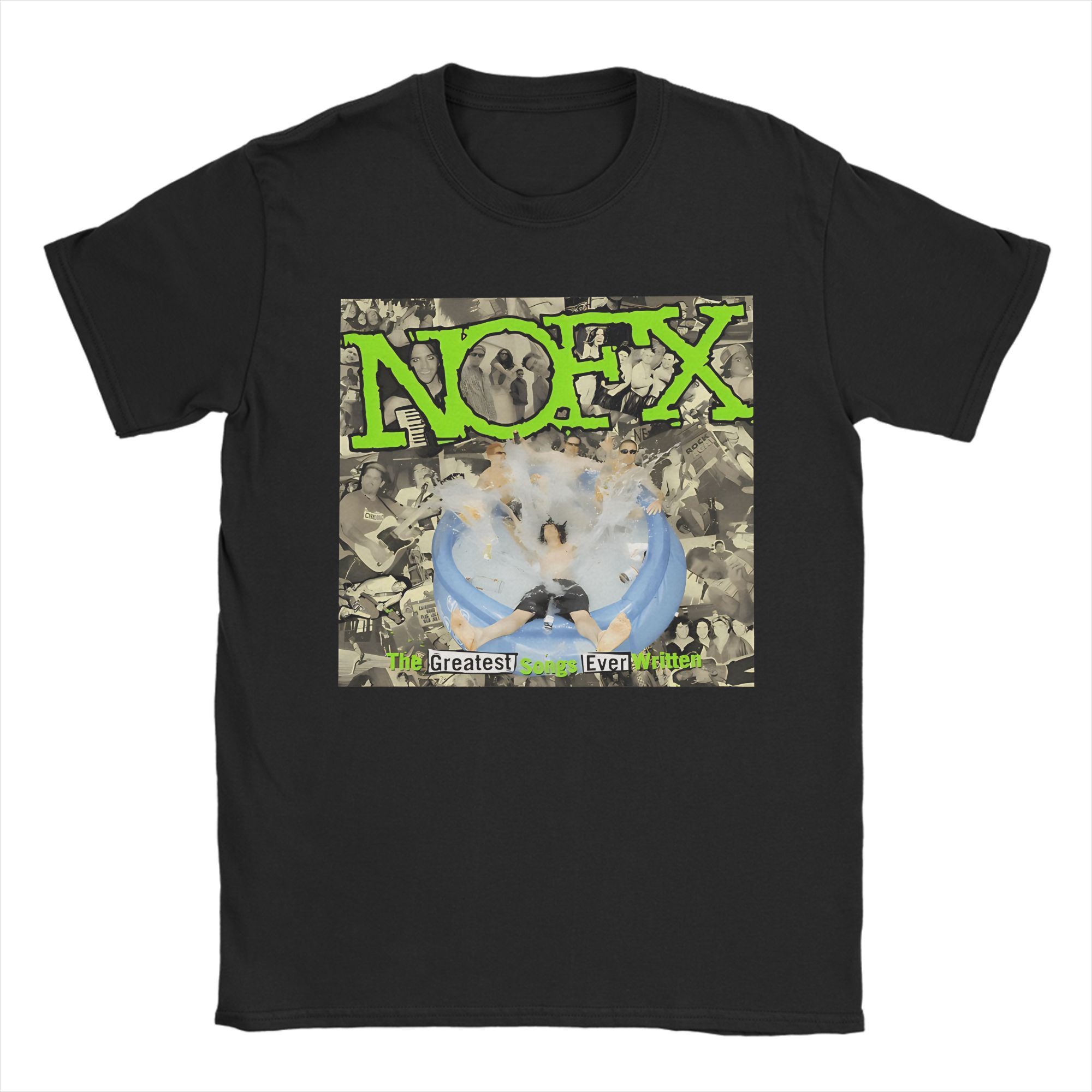 

NOFX The Greatests Songs Ever Writtens By Us T Shirt Summer 100% Cotton T Shirts For Adult Pattern Tshirt Short Sleeve Tops 5XL різнокольоровий