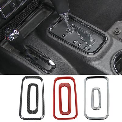 Car Gear Shift Panel Decoration Ring Cover Trim for Jeep Wrangler JK 2011 2012 2013 2014 2015 2016 2017 Interior Accessories ABS
