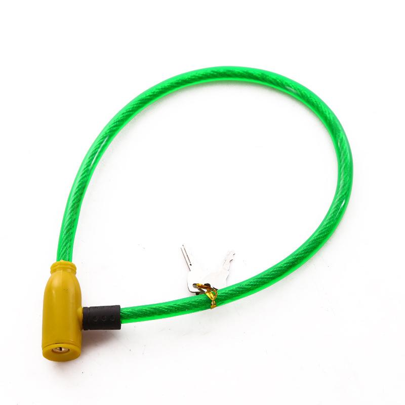 Steel Wire Metal Bicycle Safety Lock Universal Anti-Theft Bicycle Lock Motorcycle Wire Lock Safety Cable 65Cm
