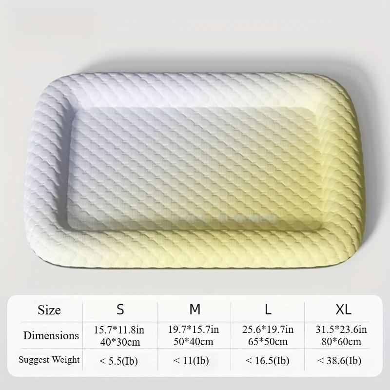 Cool Pet Mat - Summer Cat and Dog Cooling Mat Washable Ice Self Cool Pad - Dog Crate Mat Cooling Pad Cat and Dog Sleeping Bed