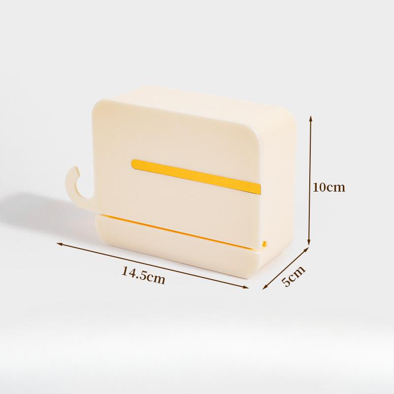 

Настенная мыльница с крышкой, дренажная, двухсекционная, откидная мыльница для студенческих общежитий Single layer