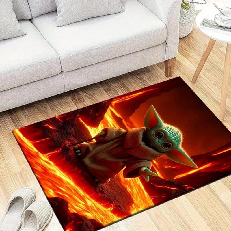 

1pc Star Wars Pattern Area Rug Soft Flannel Floor Mat for Living Room,Office,Bedroom and Carpet,Sofa Coffee Table Floor Mat 60cm by 90cm