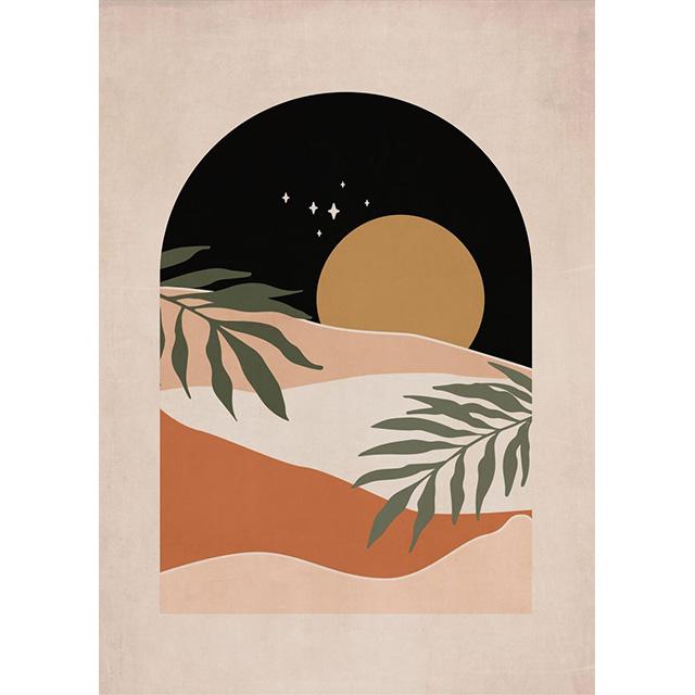 Abstract Boho Celestial Collection Prints Poster Canvas Painting Modern Wall Art Picture For Living Room Bedroom Home Decoration