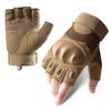 Tactical Gloves Men's Half Finger Outdoor Mountaineering Climbing Protection Abrasion Resistant Anti-Slip Fitness Sports Cycling Gloves