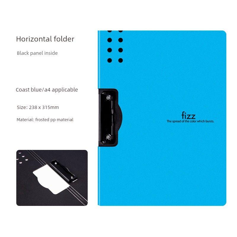 Guangbo A6380 Fizz Pp Annual Meeting Folder Horizontal Folder-Coast Blue-A4