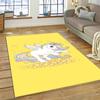 3D Cute Unicorn Cartoon Animal Carpet Rug for Home Living Room Bedroom Sofa Doormat Decor,Child Play Area Rug Non-slip Floor Mat