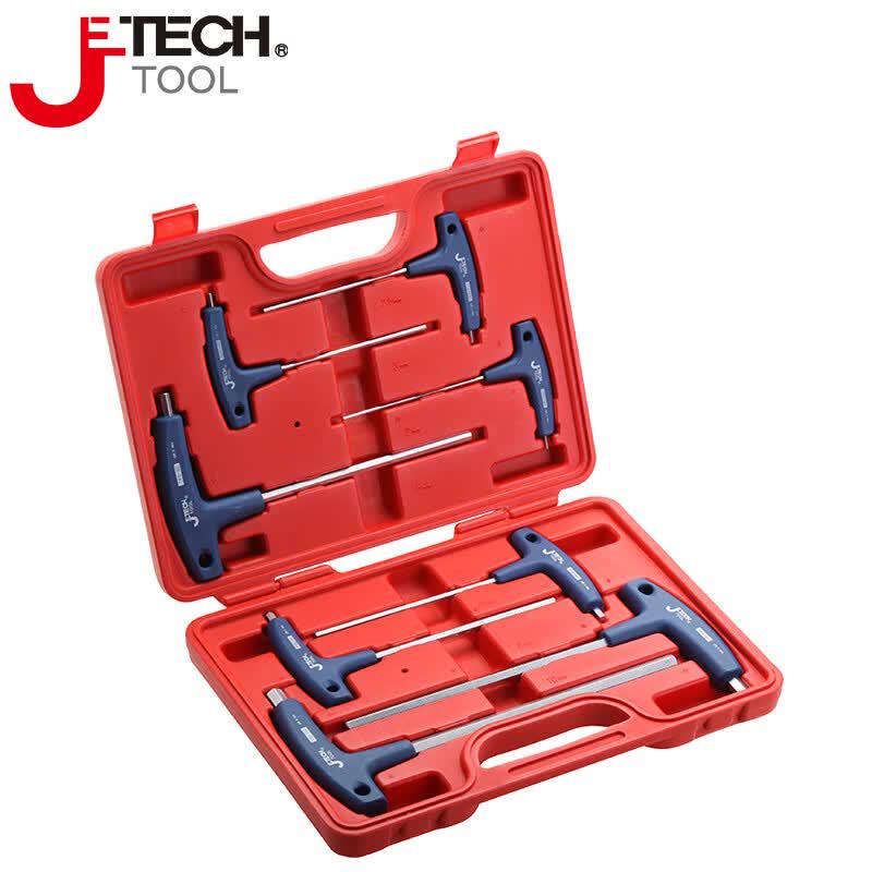 Jetech TPS-8S T-Handle Metric Hex Key Set
