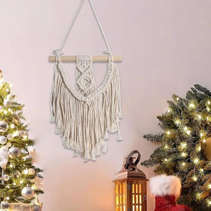 Vintage Ins Nordic Tapestry Hand Woven Decorations Small Wall Mounted Home Decoration Indoor Decoration Dream Catching Net
