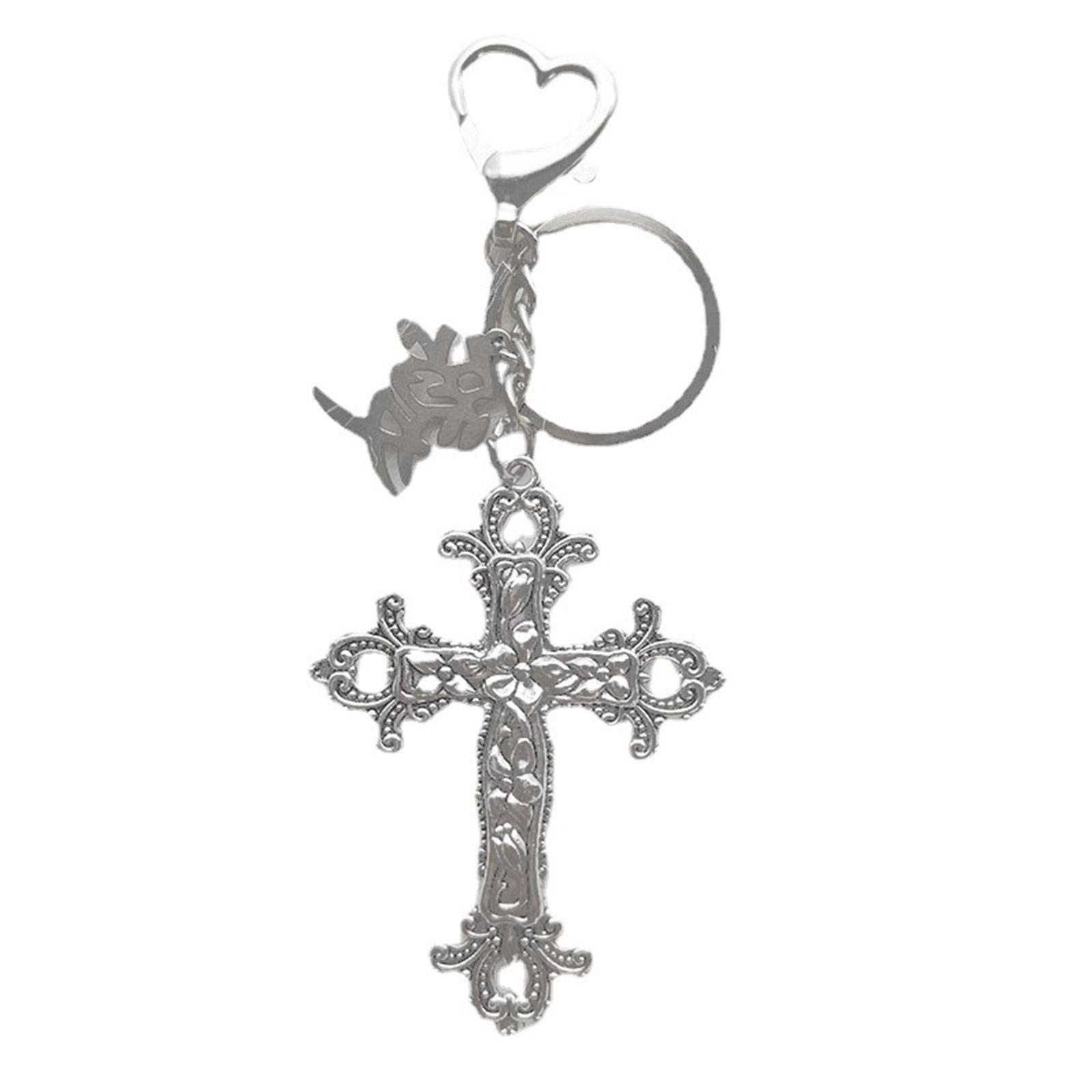 

Jesus Crucifix Keyring Holy Cross Keychain Religious Pendant Protection Catholic Gift Beautiful Cross Christian Keychain 1