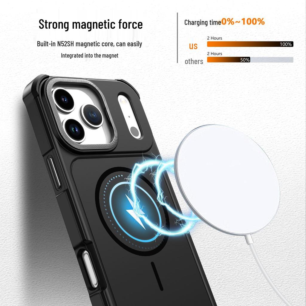 iPhone 17 Pro Max Skin-Feel Full Coverage Magsafe Magnetic Case