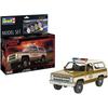 Car Model Kit - REVELL - Model Set - Stranger Things - Chevrolet K5 Blazer - With Glue, Paints, and Accessories