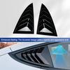 2pcs Rear Car Window Shutter Cover for Tesla Model 3 2024-2025 Louver Side Vent Trim Triangle Accessorie