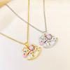 Women's Cloisonné Enamel Necklace - Ma Dao Cheng Gong INS Style, Versatile Celebrity Collarbone Chain