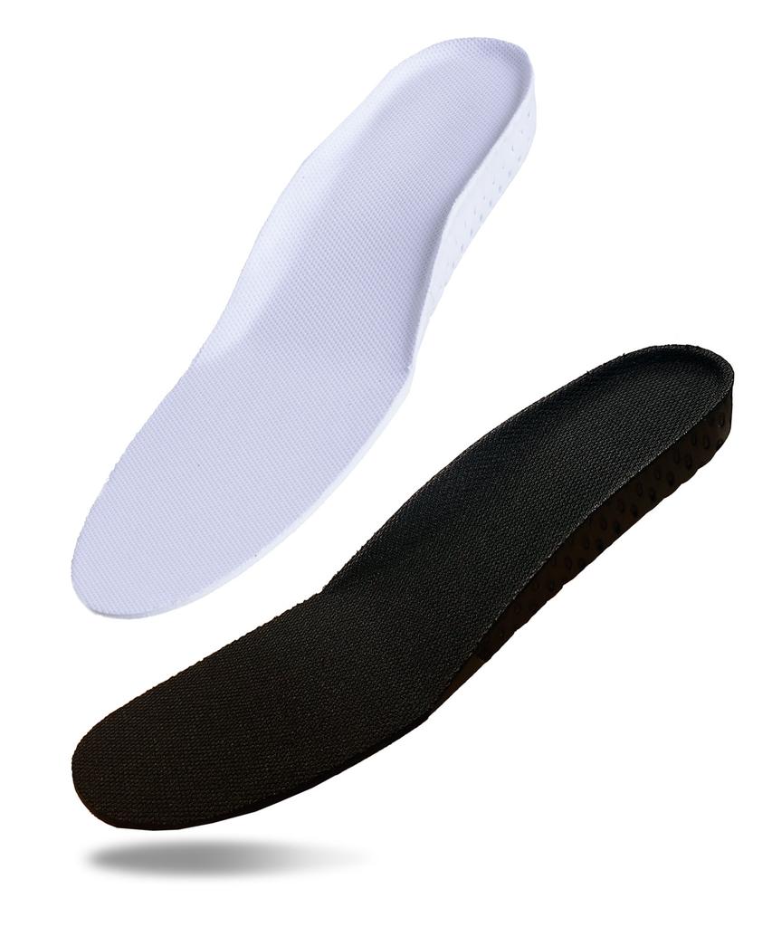 Box&Cox Height-Increasing Insoles 2Cm White/Black