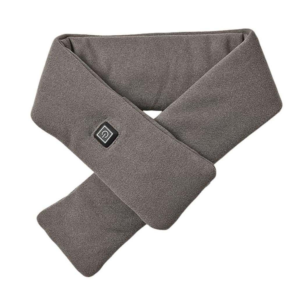 Electric Neck Heating Scarf winter warm Heated Scarfs soft Three-gear Temperature Control Neck Wrap Warmer no battery