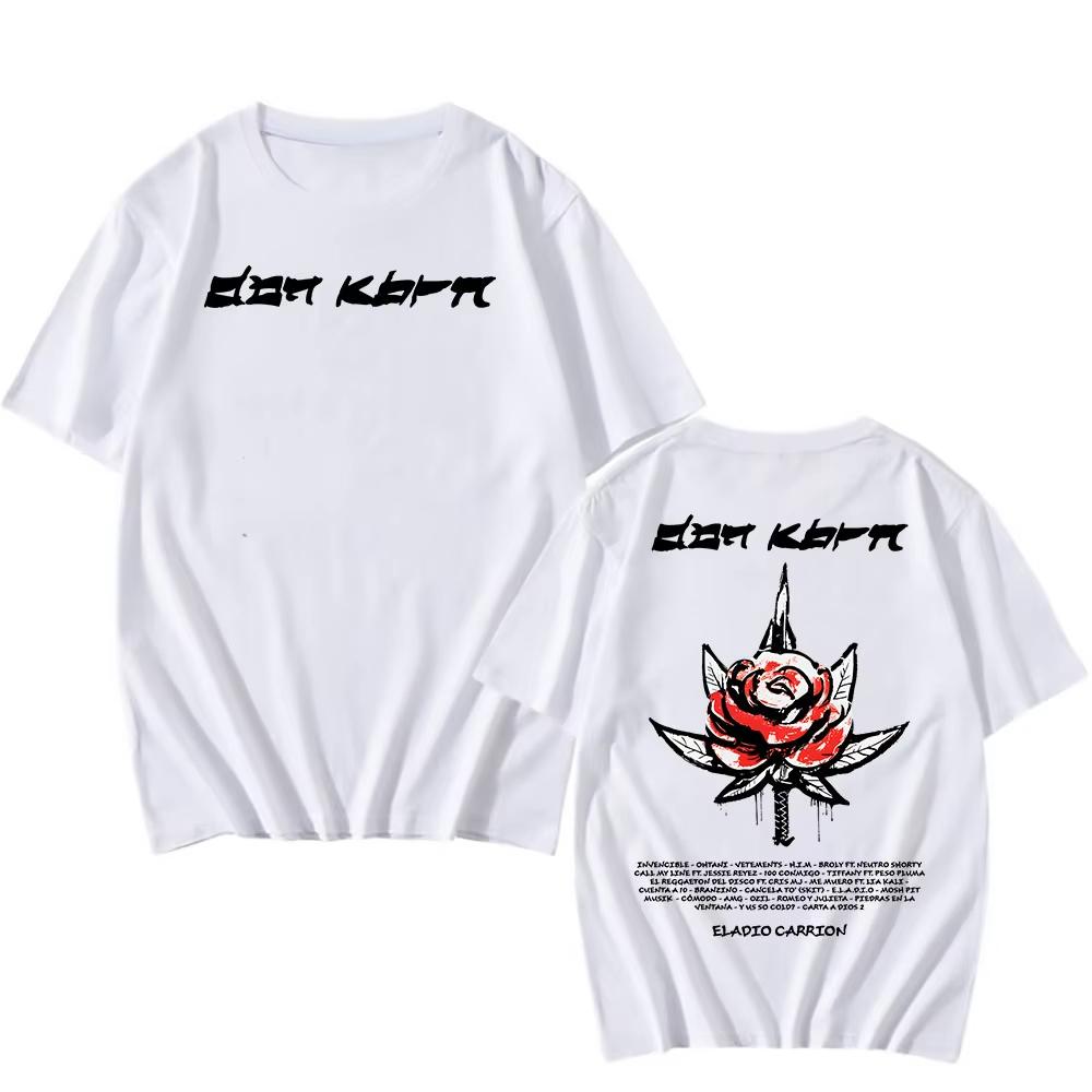 

Men Tees 2025 Album DON KBRN Tshirts Singer Eladio Carrión Printing Tshirt Summer Round Neck T Shirt for Male Unisex Top Summer S