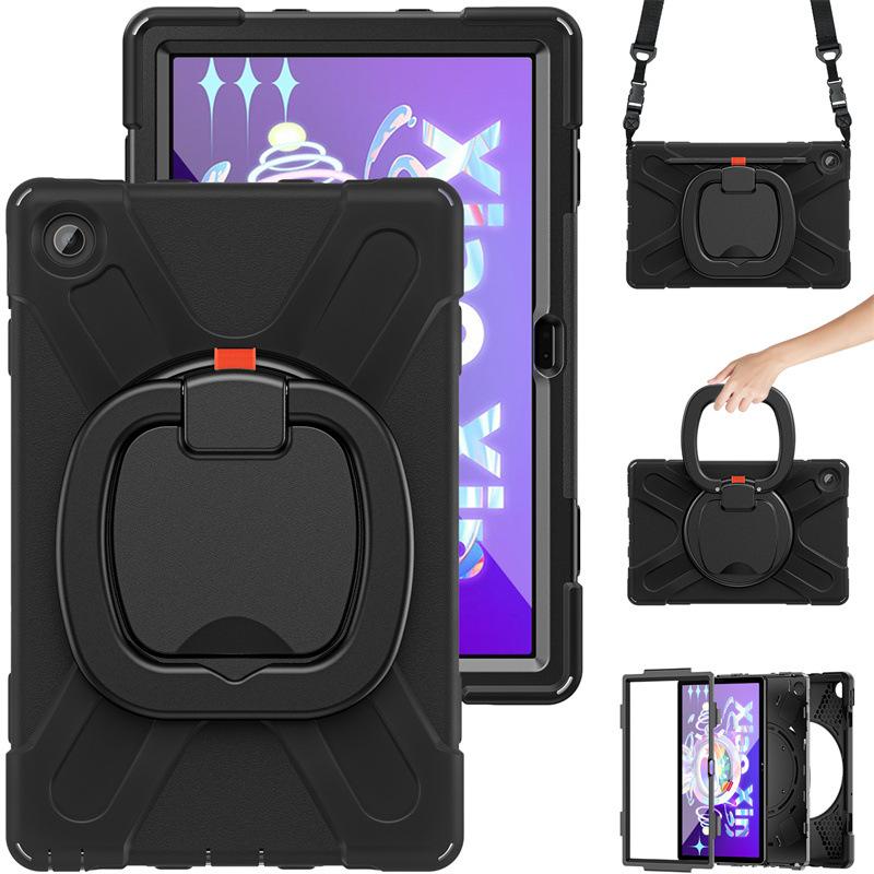 Geeignet für Lenovo Tab M10 3. 10.1 Piratenkönig PC Drehbarer Armbandständer Tablet-Hülle mit Riemen und Anti-Drop-Abdeckung
