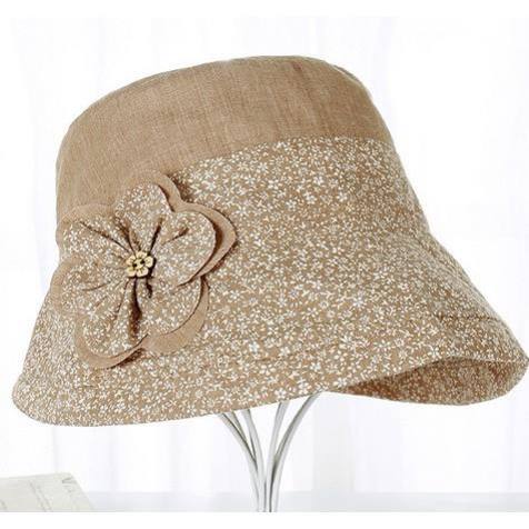 

Fashionable Sun Hat Suitable for Middle-Aged Mothers And Elderly Women Sun-Protective Wide Brim Caps for Travel And Daily Wear бежевый
