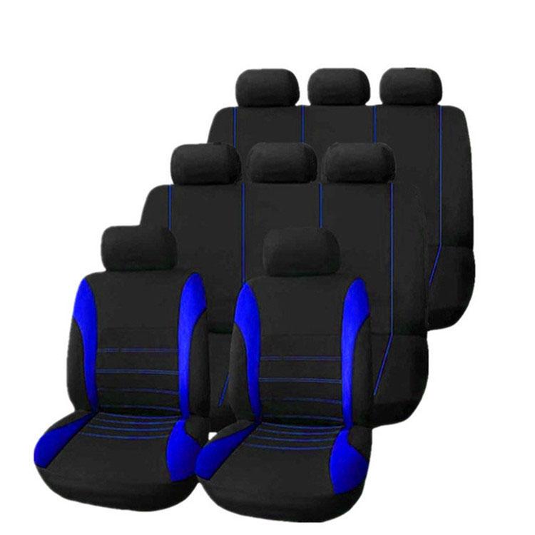 1 Sitz/2 Sitze/5 Sitze/7 Sitze/8 Sitze Luxus Universal Komplettset Autositzbezüge Sitzdekoration Rücksitzbezug Vorne Autokissen Schutzhülle