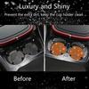 NBTEPEM Bling Car Cup Holder Coasters 2.75 Inch Anti-slip Shockproof Universal Fashion Car Coaster