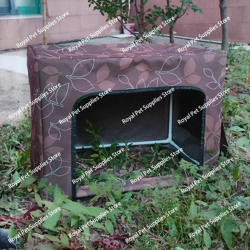 Cat outdoor feeding house canopy outdoor feeding artifact rainproof outdoor cat nest house rain shelter