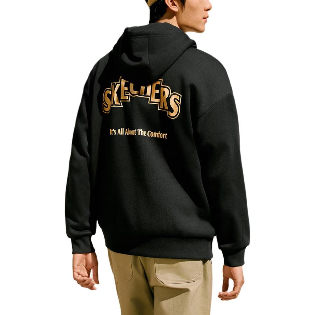 Skechers Sport Alliance Series Fashion Comfortable Casual Versatile Hoodie Unisex Hoodies L325U087-0018
