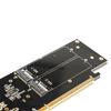 4 M.2 NVMe SSDs Expansion Adapter For PCIe 5.0 X16 Support Up To 4 Drive Large Storage Capacity And RAIDs Management