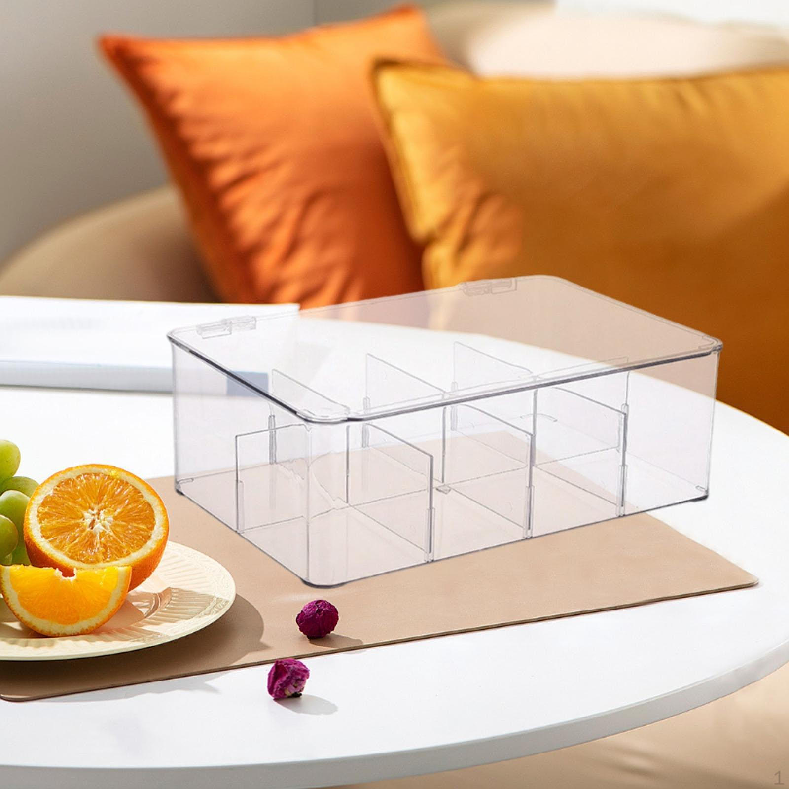 

Tea Bag Organizer Holder Sturdy Stackable Multifunctional Storage Box Kitchen for
