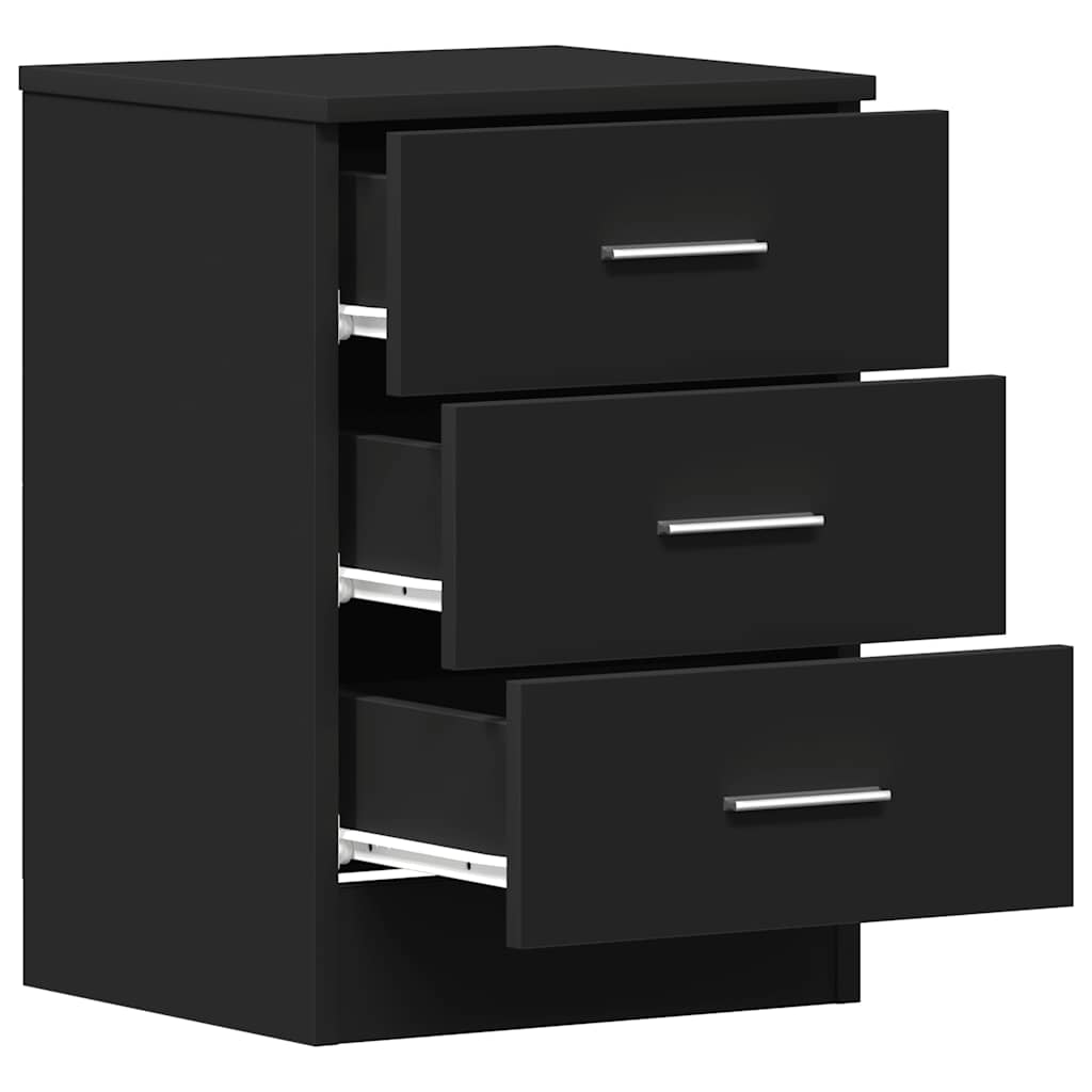 Minimalistisches Schlafzimmer Nachttischset, Mit 3 Schubladen Zur Aufbewahrung, Minimalistischer Schubladenschrank, 38x35x56 Cm