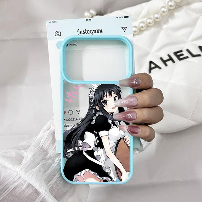Süßes Cartoon Japan Anime Mädchen Handyhülle Für iPhone 17 Pro Max 17Pro 17 17Air Stoßfest Klar Hard Candy Matt Hülle Fundas