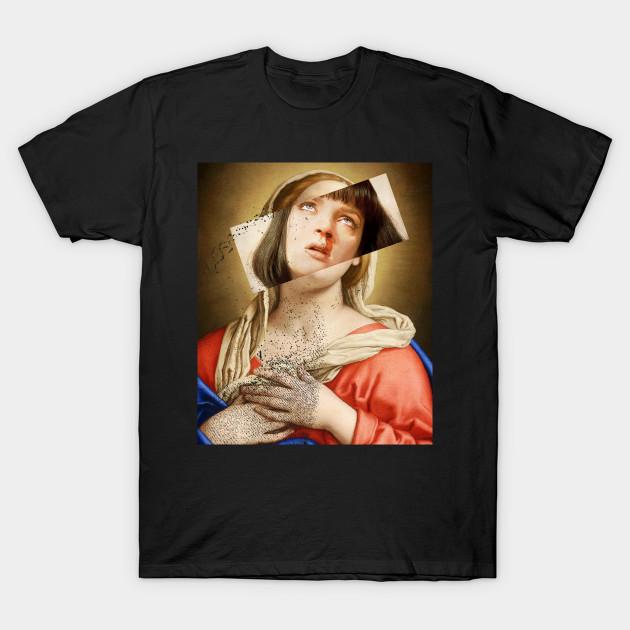 Funny Pulp Fiction TShirt Mia Wallace Quentin Tarantino Graphic Tshirts 90s Vintage Women Men Breathable Comfortable Tee Shirts