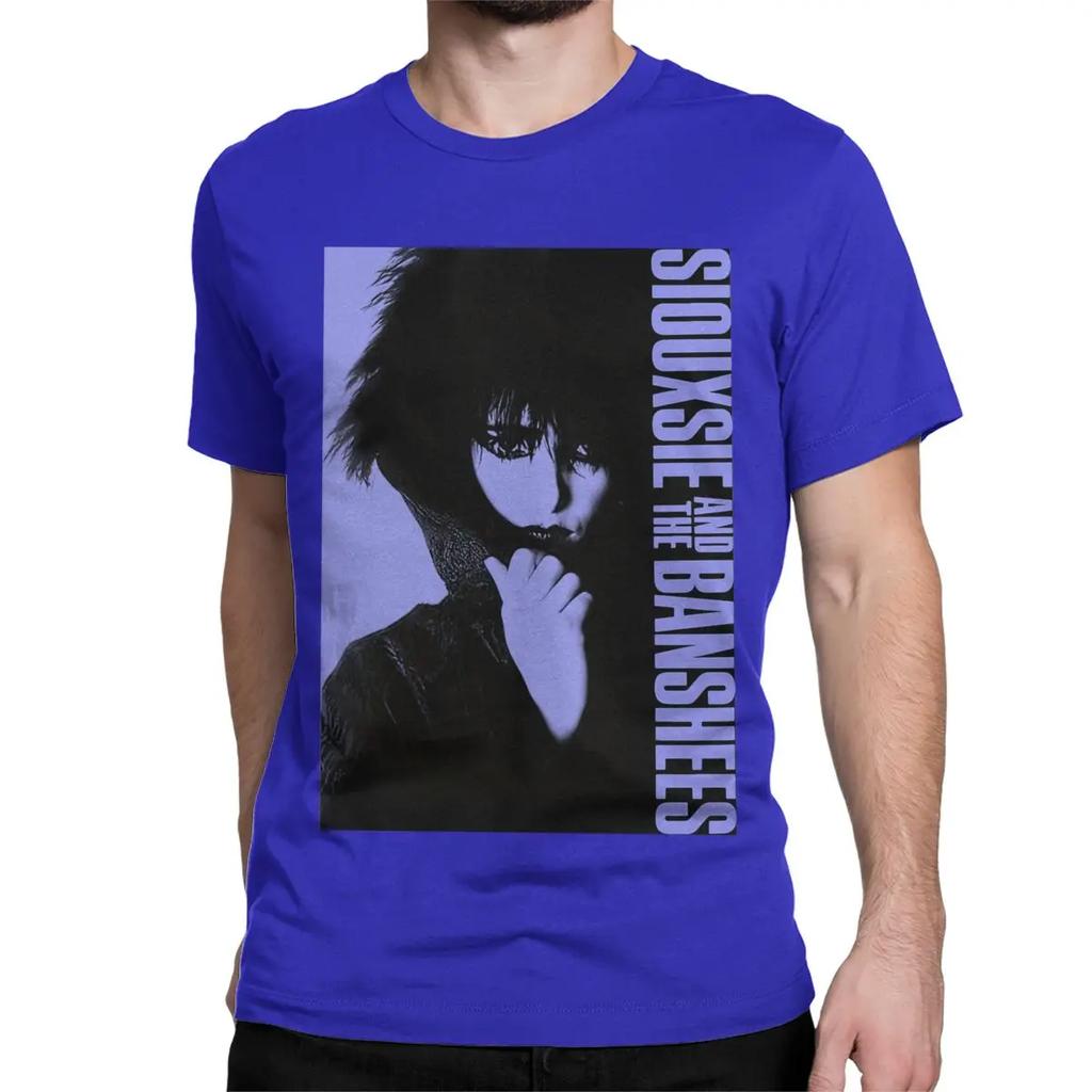 Rock British Punk Music Hip Hop Gothic T Shirt Siouxsie And The Banshees 100% Cotton Tops Casual  Tee Shirt Summer T-Shirts