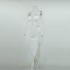 Summer Women's Split Hanging Neck Slim Elegant Dresses