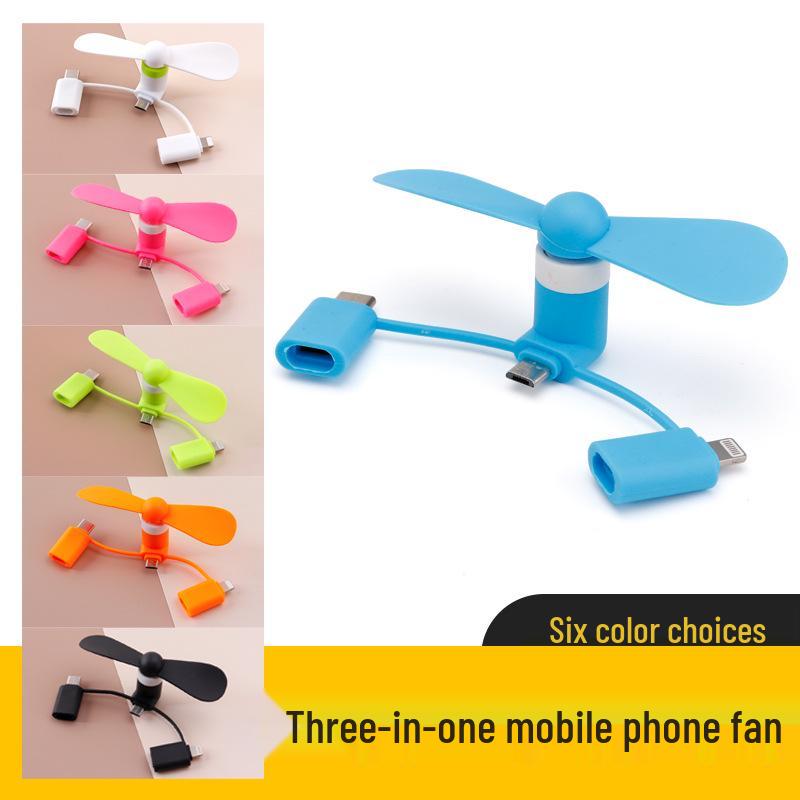 Portable USB Mini Phone Fan for Android & Apple